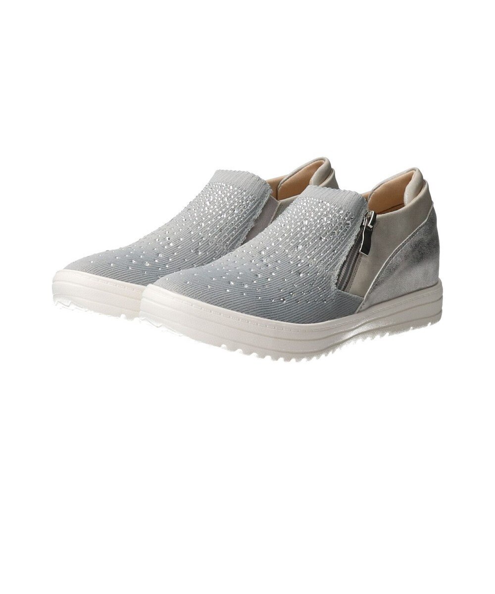 Bridget Birkin 【Round About】ラインストーンインヒールスニーカー 