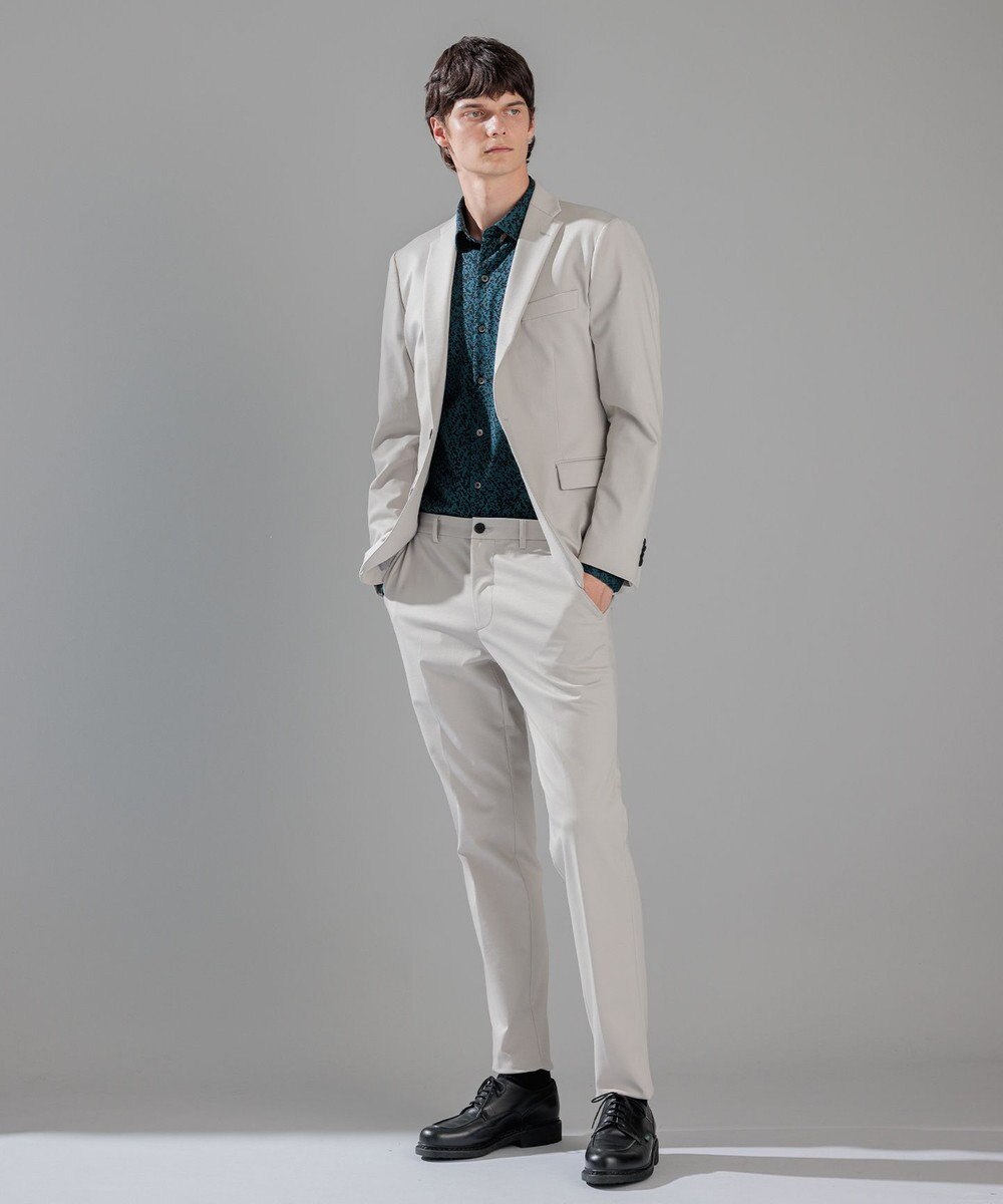 JOSEPH HOMME バークジャガードジャージー   レギュラーカラーシャツ 