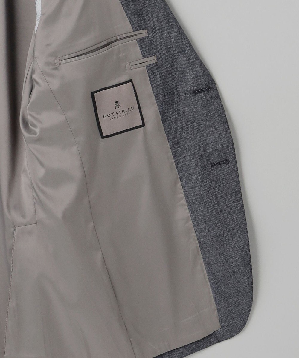 GOTAIRIKU セットアップ対応【洗える/ストレッチ/シワになりにくい】ZERO TRIA ウォッシャブルジャケット_ウール100% 