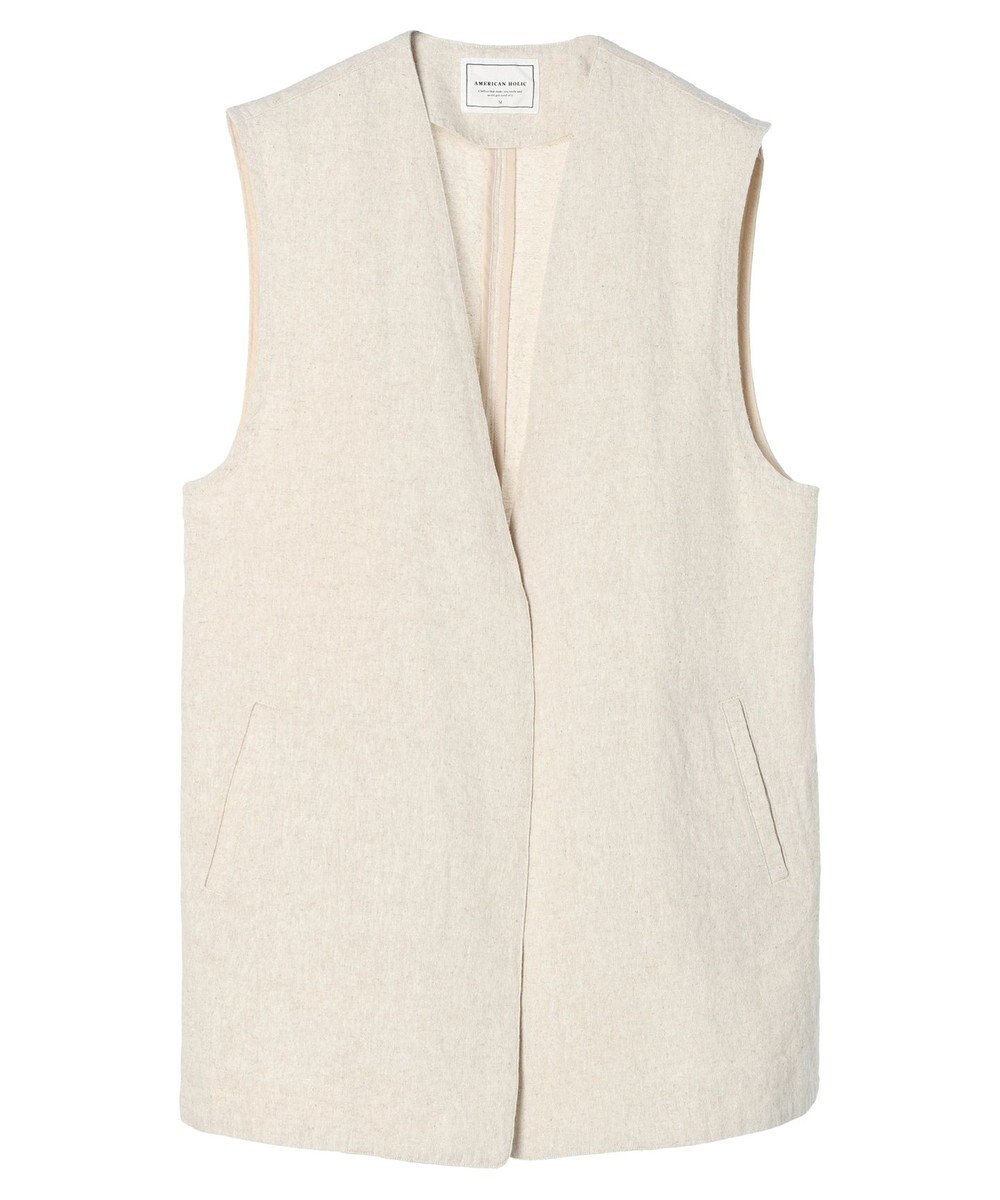 AMERICAN HOLIC リネンブレンドジレベスト 