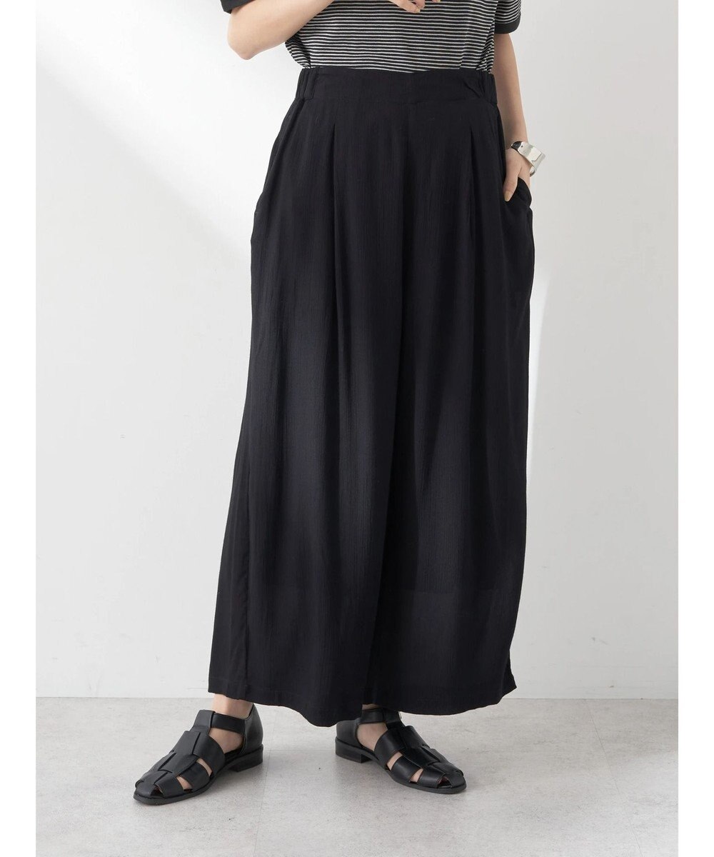 earth music&ecology レーヨンクレープイージーパンツ 