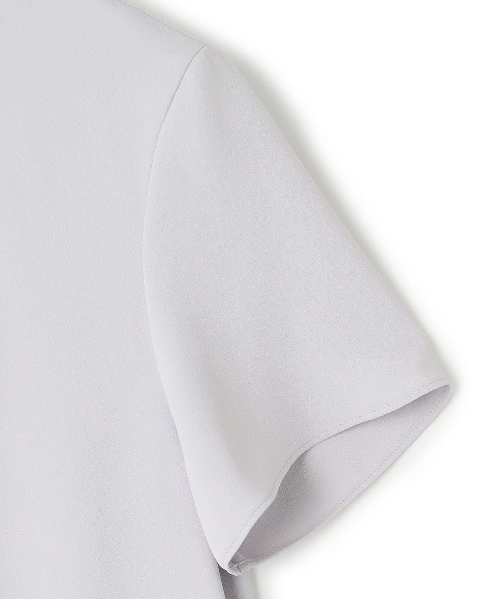 BEIGE， EVA / ハイネックハーフスリーブブラウス 