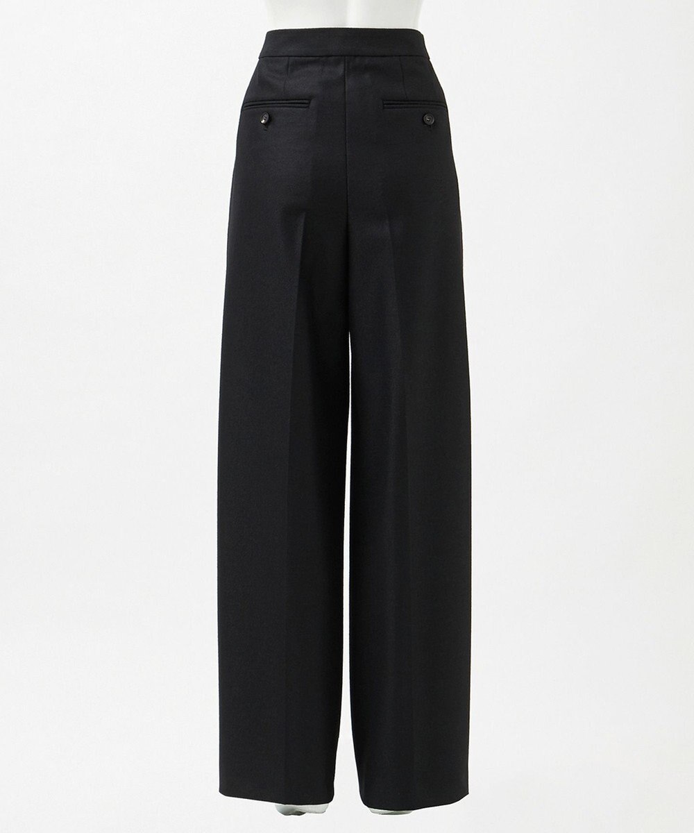 23区 【エステータ】ウールツイルジャージー ワイドパンツ 