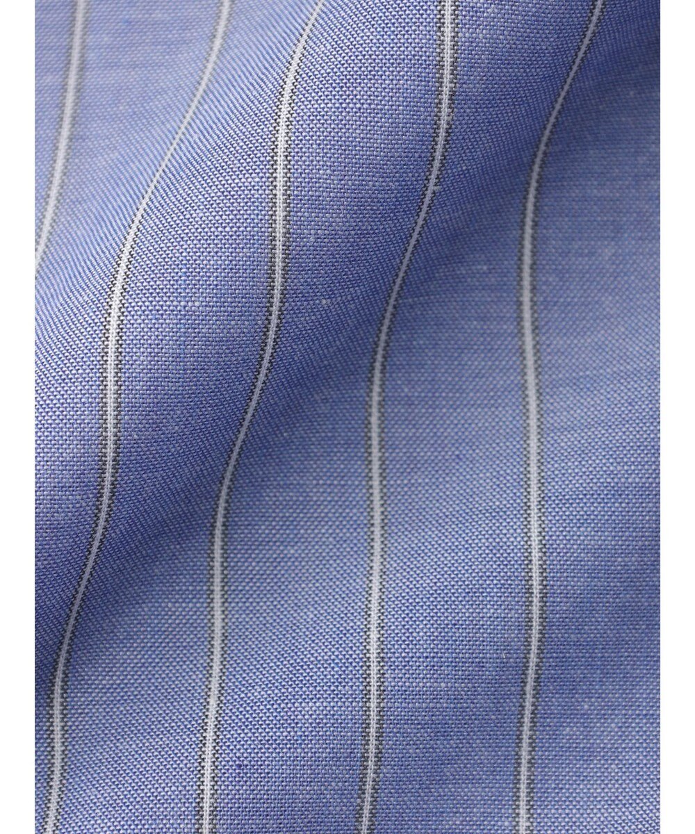 Green Parks 綿麻混スキッパーシャツ 