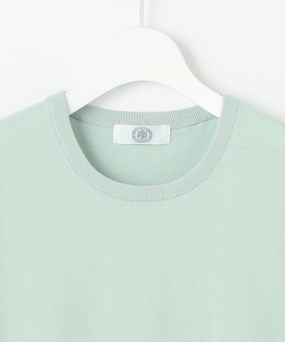 J.PRESS LADIES 【洗える】BASIC HT COTTON クールネック プルオーバー 