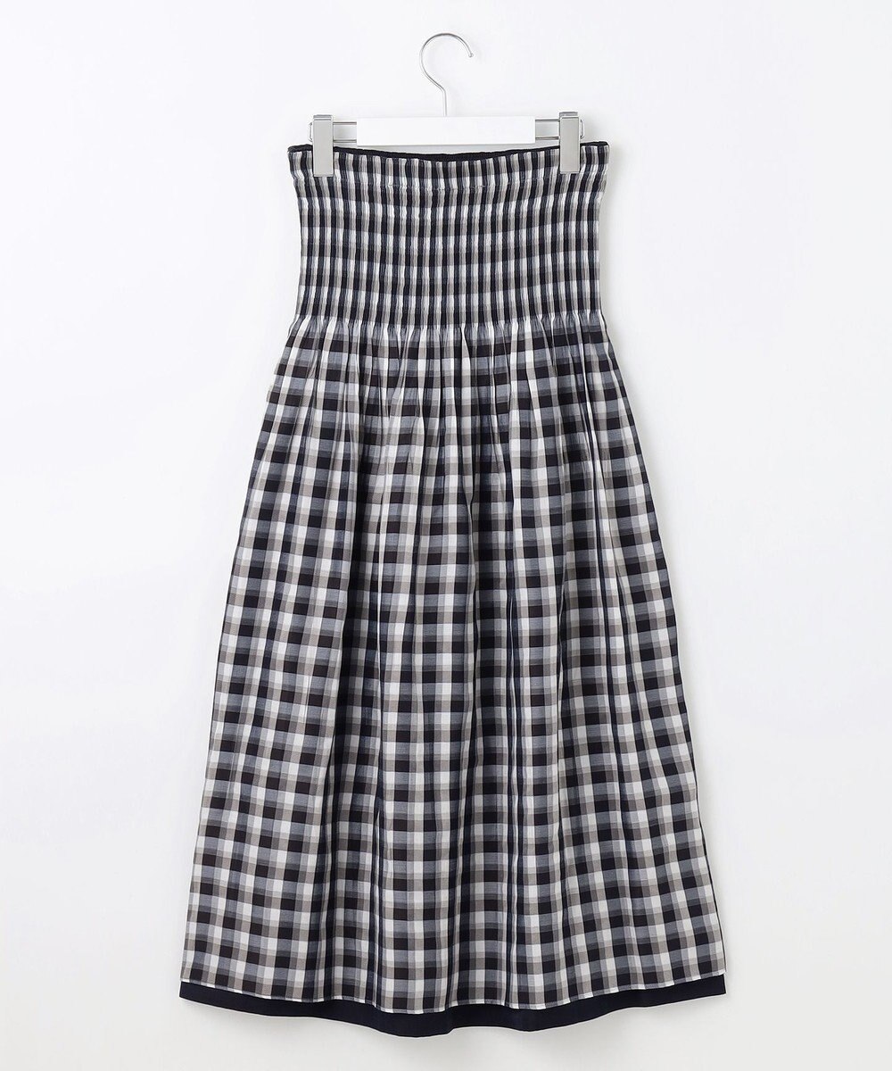 自由区 【WEB限定】キュプラジャカードリバーシブル スカート 