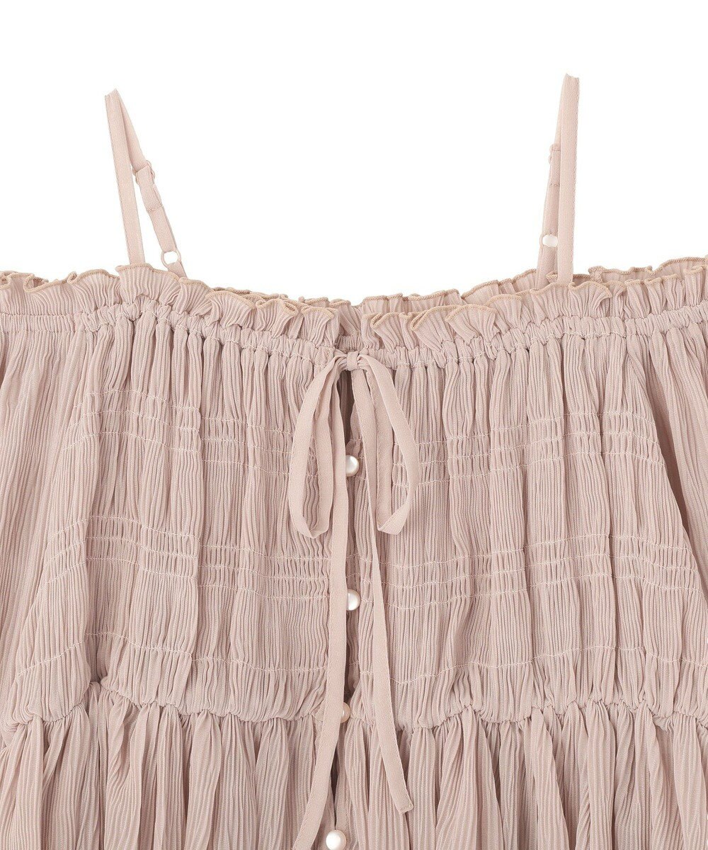 earth music&ecology 【2WAY】シャーリングフリルオフショルブラウス 