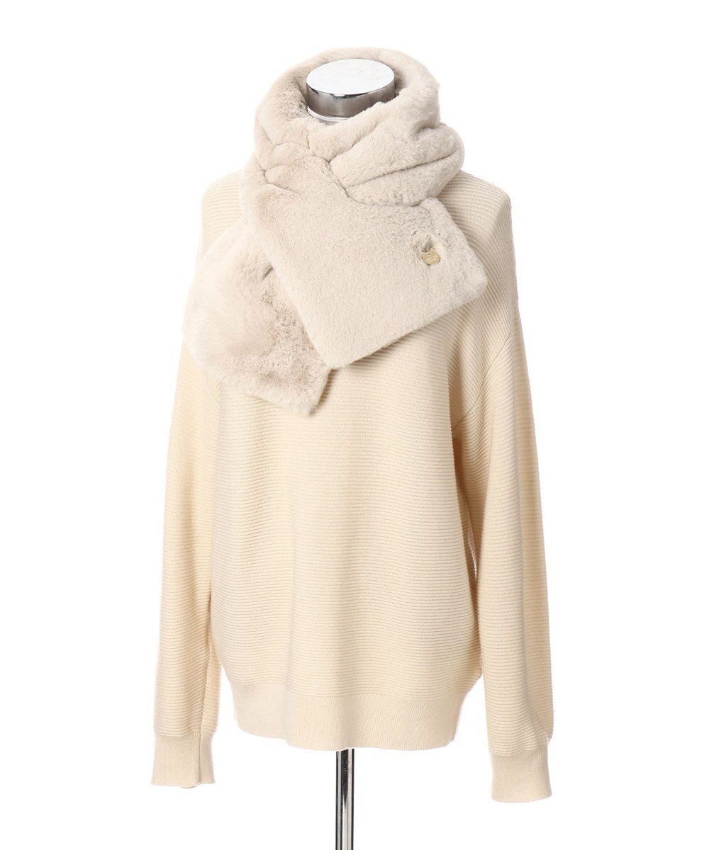 MOONBAT 【FUDGE11月号掲載】PAUL & JOE ACCESSOIRES フェイクファービッグマフラー 