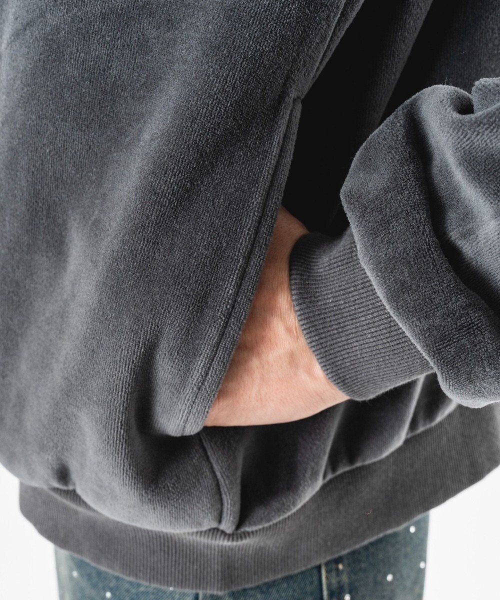 WEGO 【ユニセックス着用ITEM】ブリーチロゴベロアトラックジャケット 