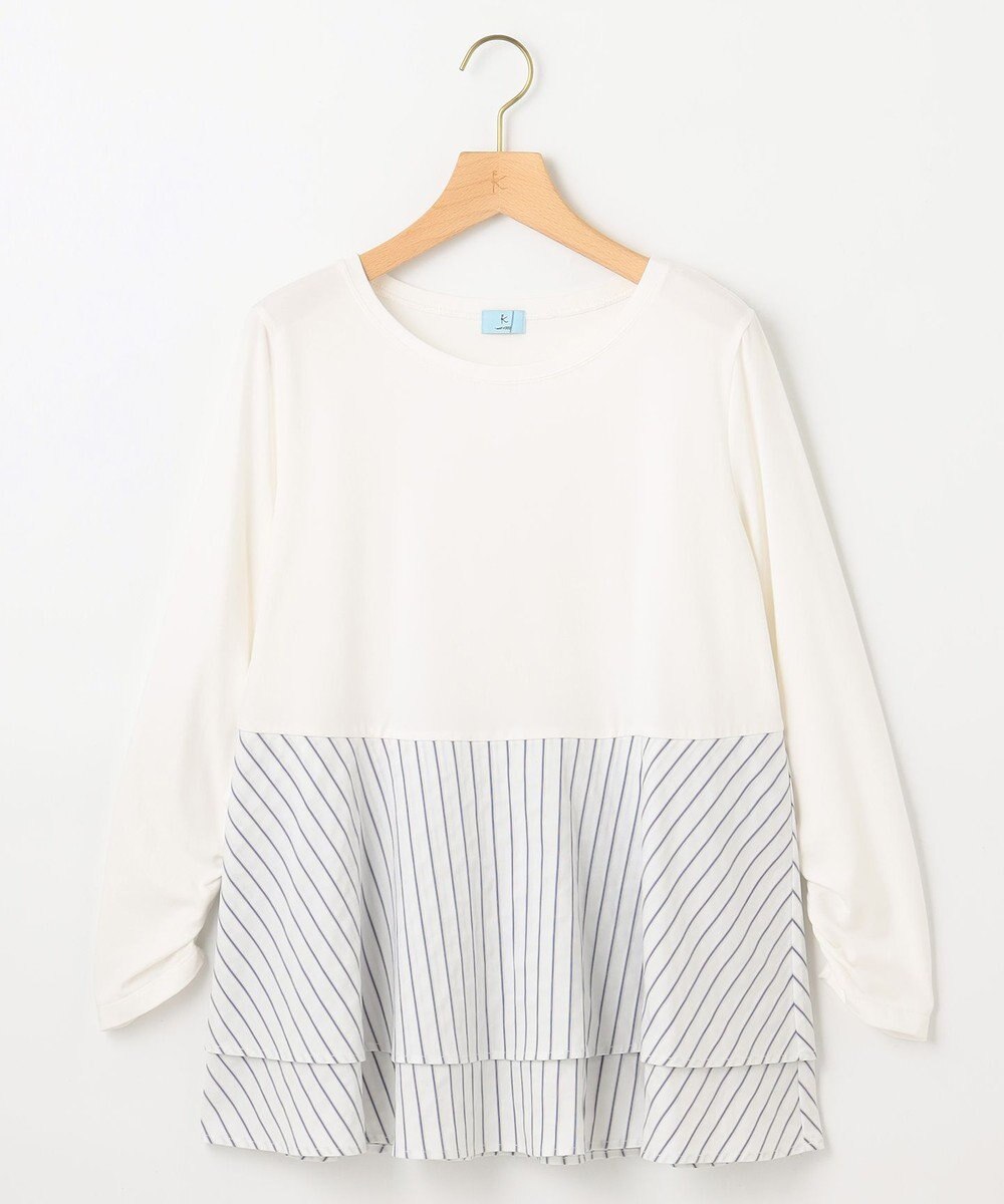 組曲 S シャツコンビティアード ロングＴシャツ 