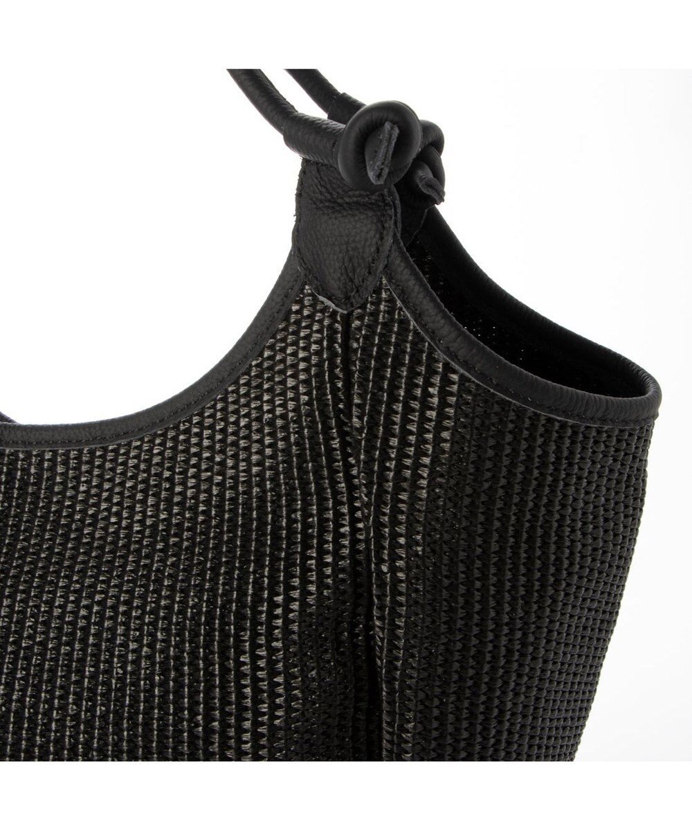 UNBILLION カシュカシュ cachecache / ポリプロピレンシート牛革付属トートバッグ 