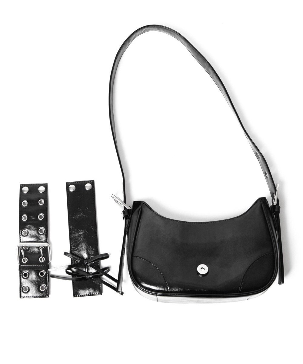 WEGO マルチWAYハーフムーンベルトバッグ 