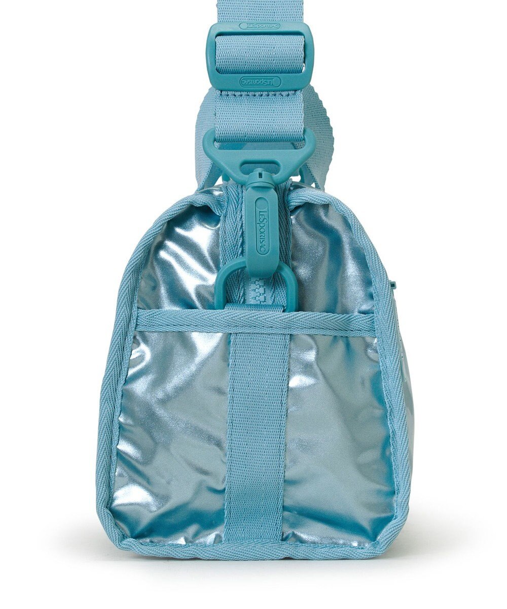 LeSportsac MINI DUFFEL CROSSBODY/アクアブルーシャイン 