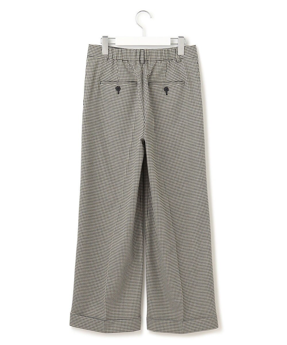 23区 【洗える】ガンクラブチェックストレッチ アンクル パンツ 