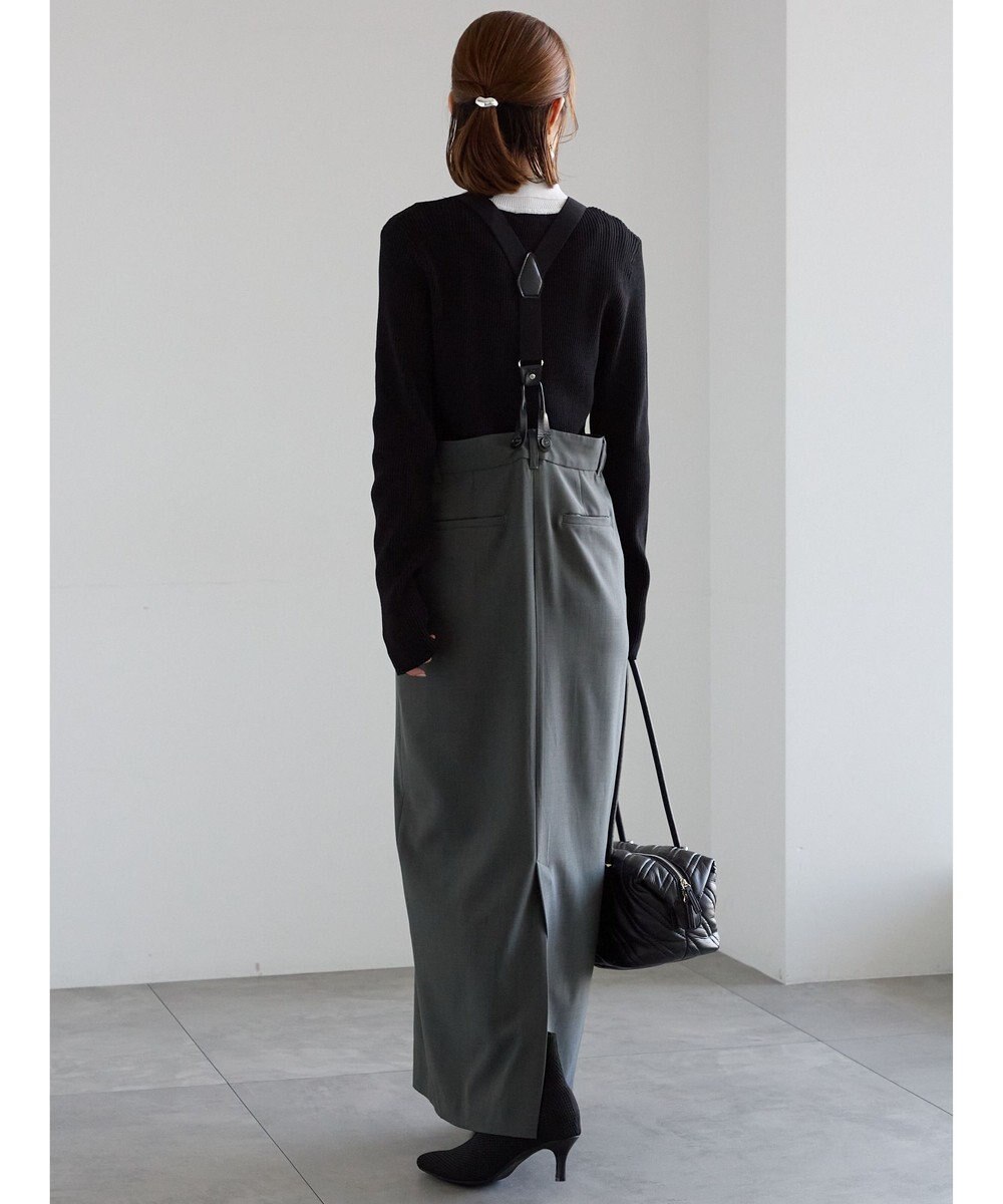 Te chichi サスペンダータイトスカート 