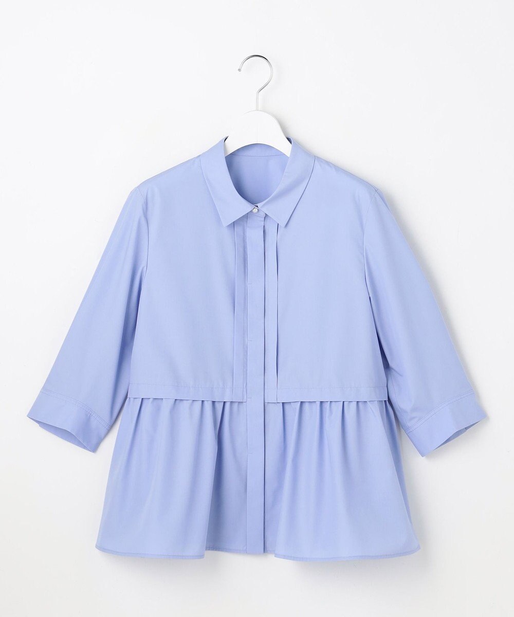 ANY SIS フレアペプラム シャツ 