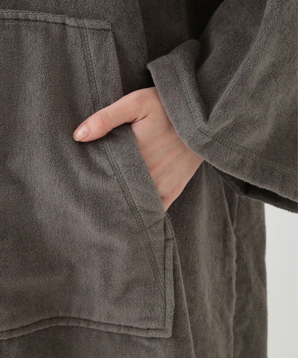 UCHINO エアリータッチ ポケット付サウナポンチョ 