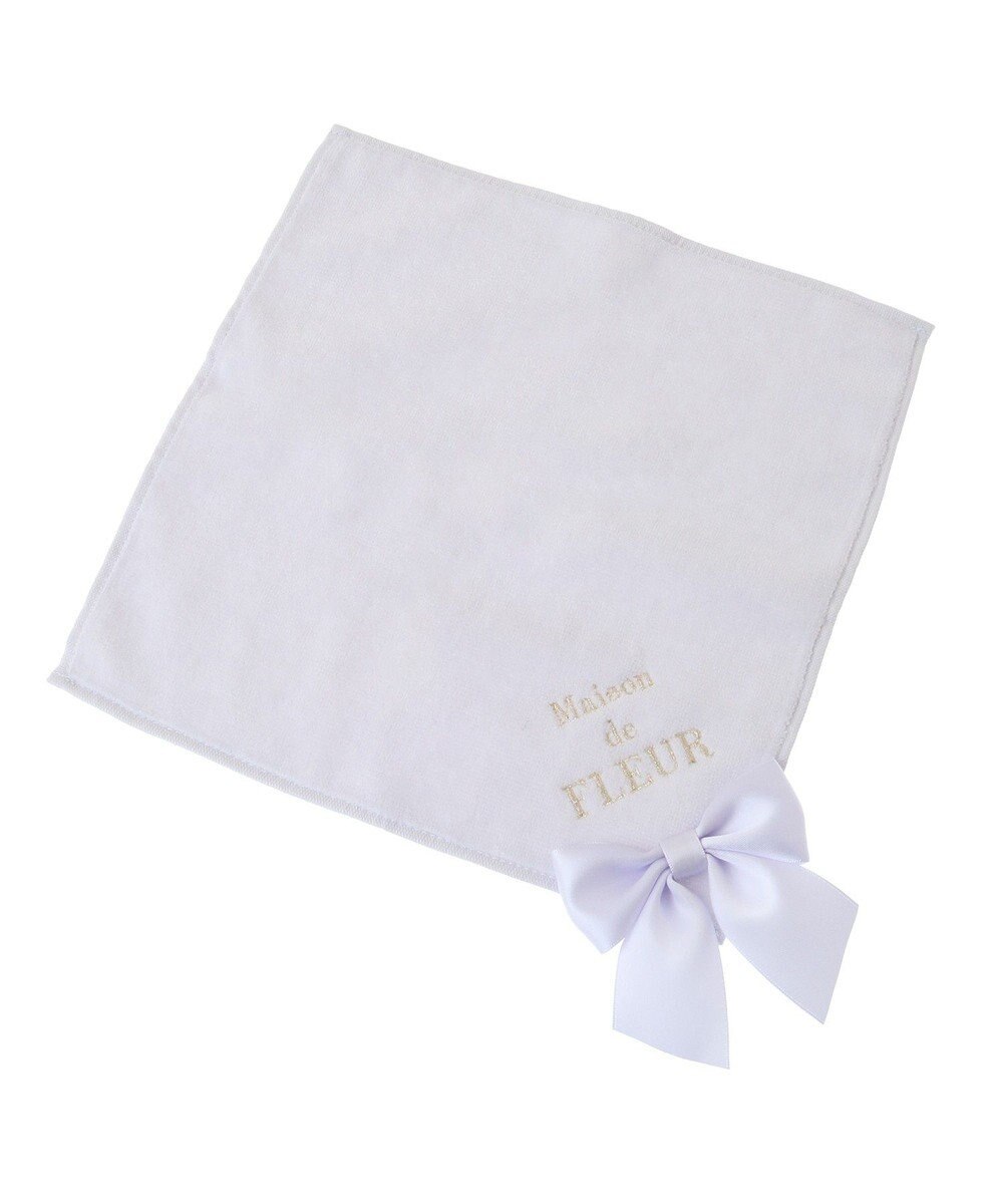 Maison de FLEUR ビッグリボンタオルハンカチ 