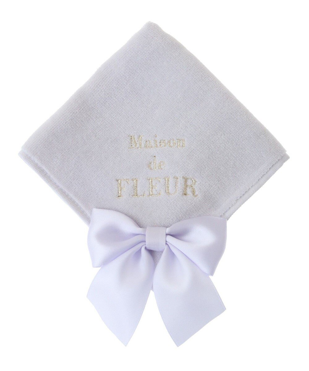 Maison de FLEUR ビッグリボンタオルハンカチ 