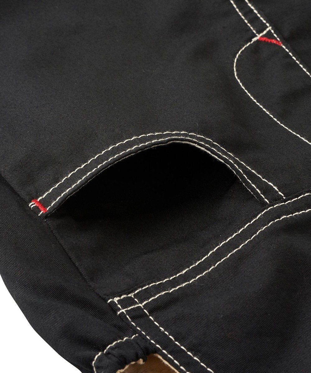 MIKI HOUSE HOT BISCUITS 【ミキハウス】【70-100cm】６分丈オーバーオール 