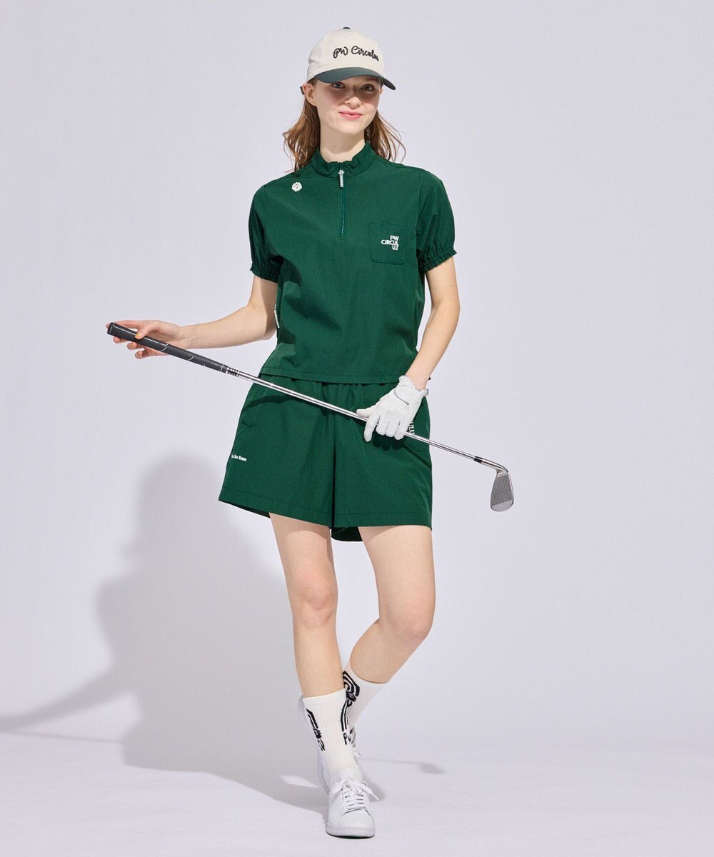 PW CIRCULUS 【WOMEN】ギャザリングショーツ ゴルフウェア レディース 