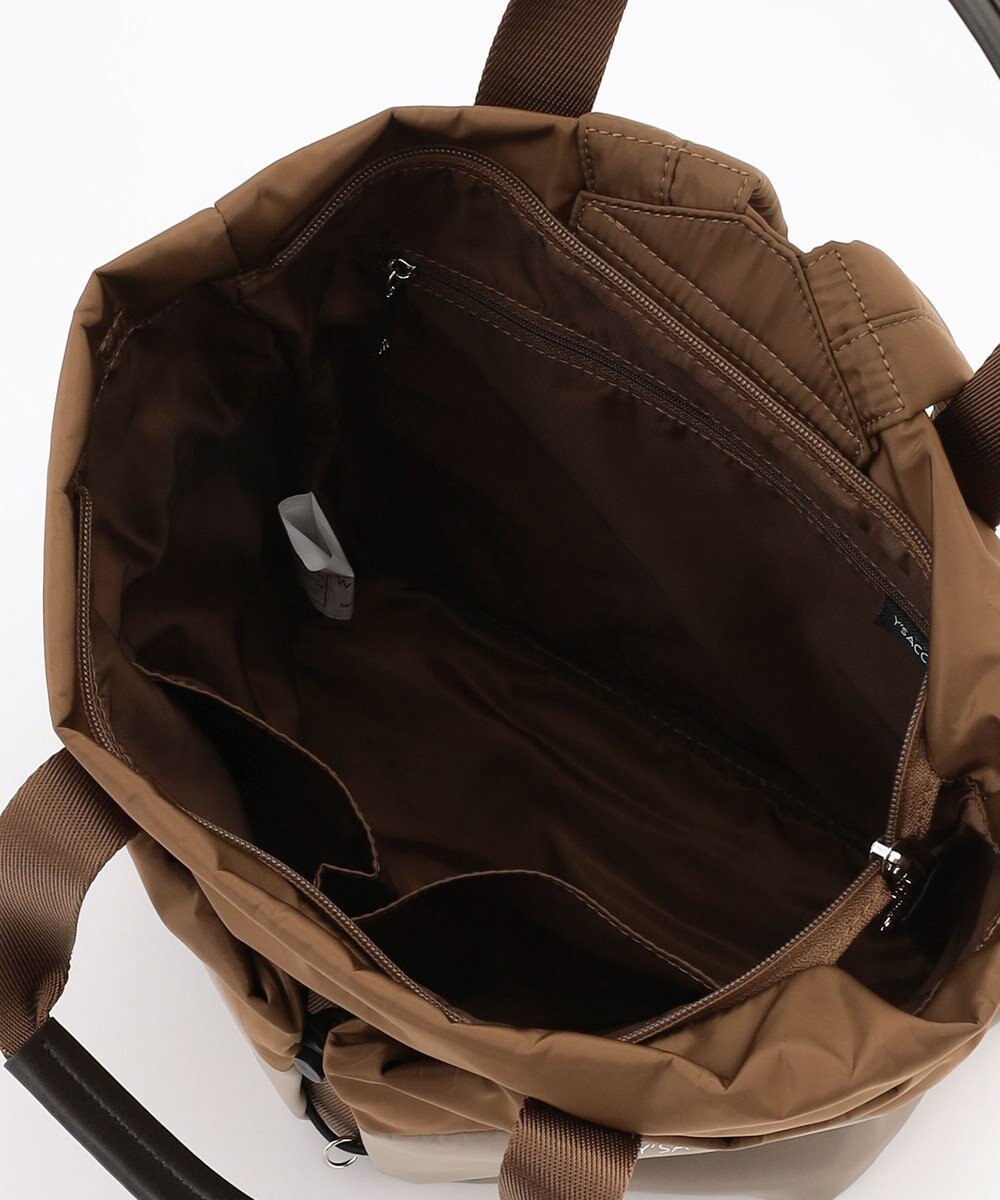 Y'SACCS ドローストリング コンビカラーリュックサック 