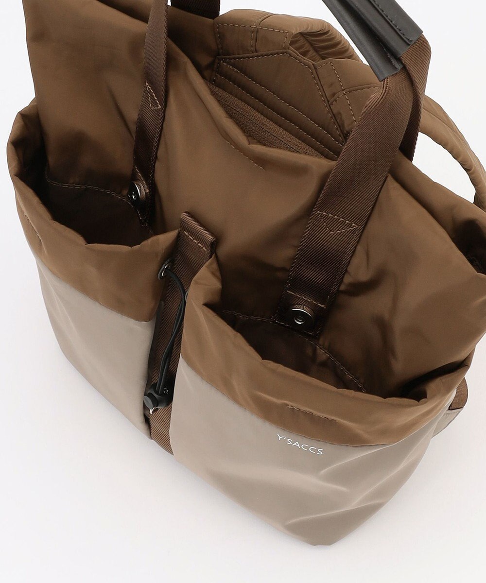 Y'SACCS ドローストリング コンビカラーリュックサック 
