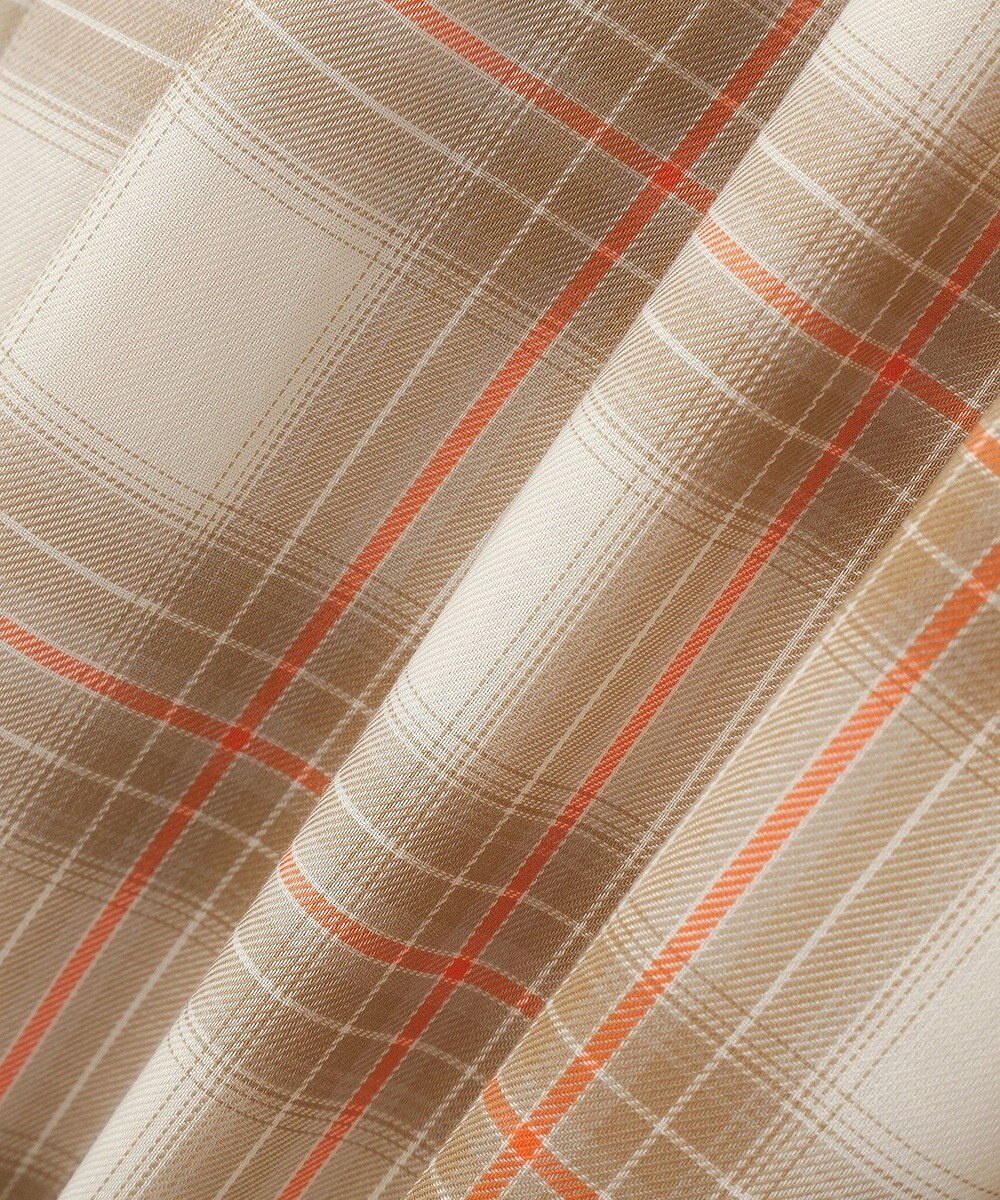 Green Parks 【しゃれシャツ】イージーケアＶネックチェックブラウス 