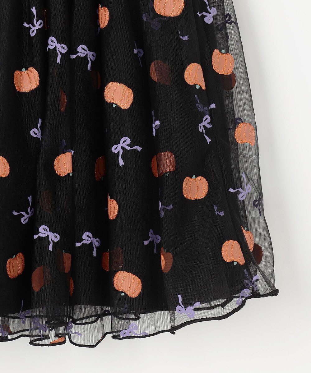 ANY KIDS ラメチュールフレアスカート 