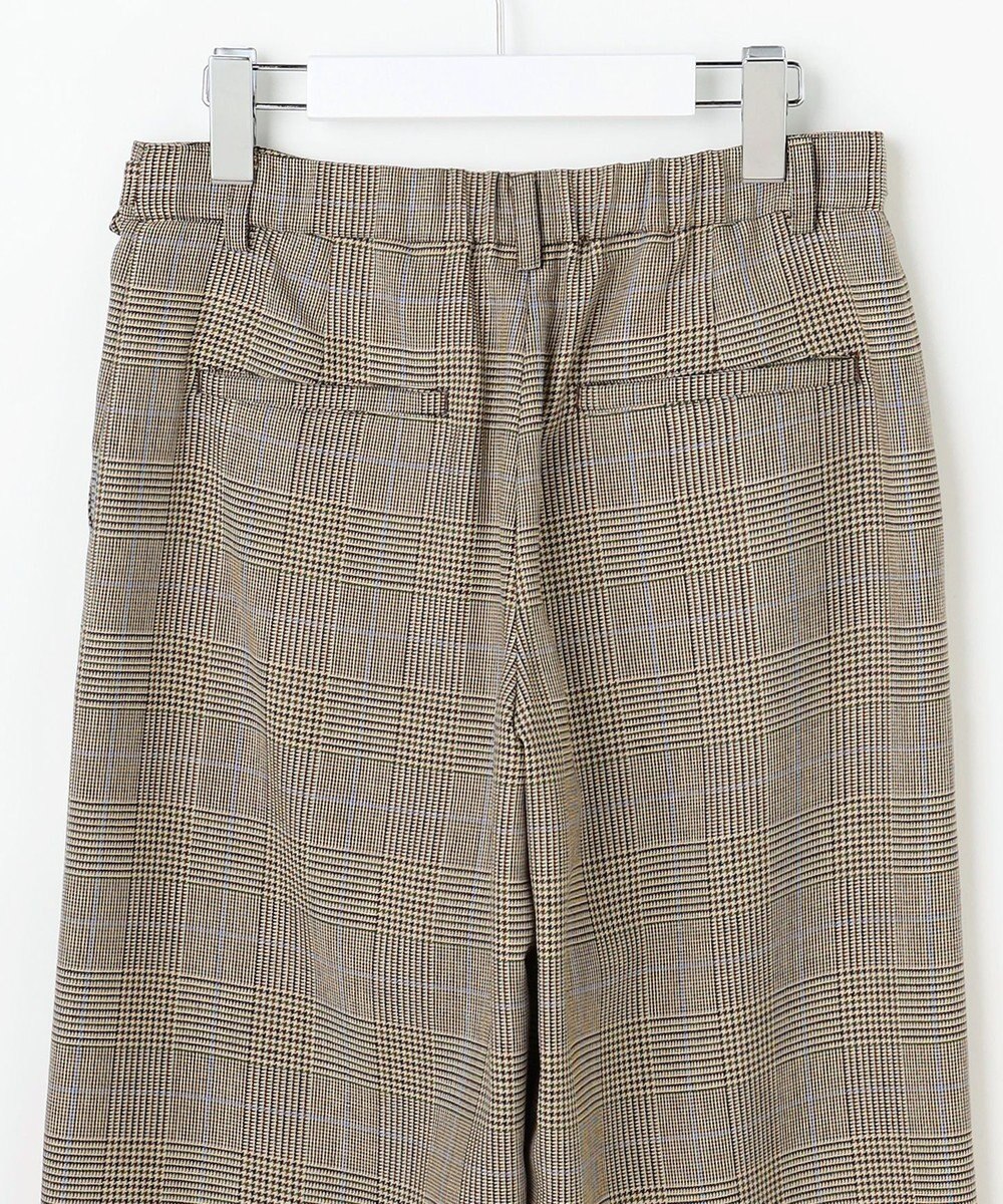 J.PRESS LADIES モナベールツイル チェック ワイド パンツ 