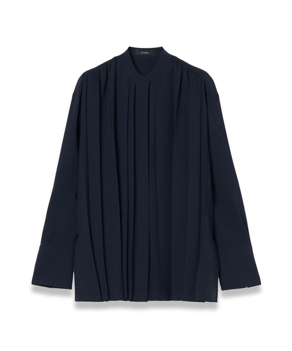 JOSEPH エアリープリッセ　ロングスリーブブラウス 