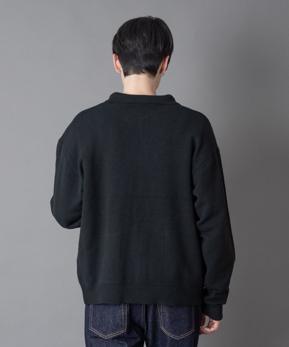 WEGO 【ユニセックス着用ITEM】ワンポイントニットシャツ（LS） 