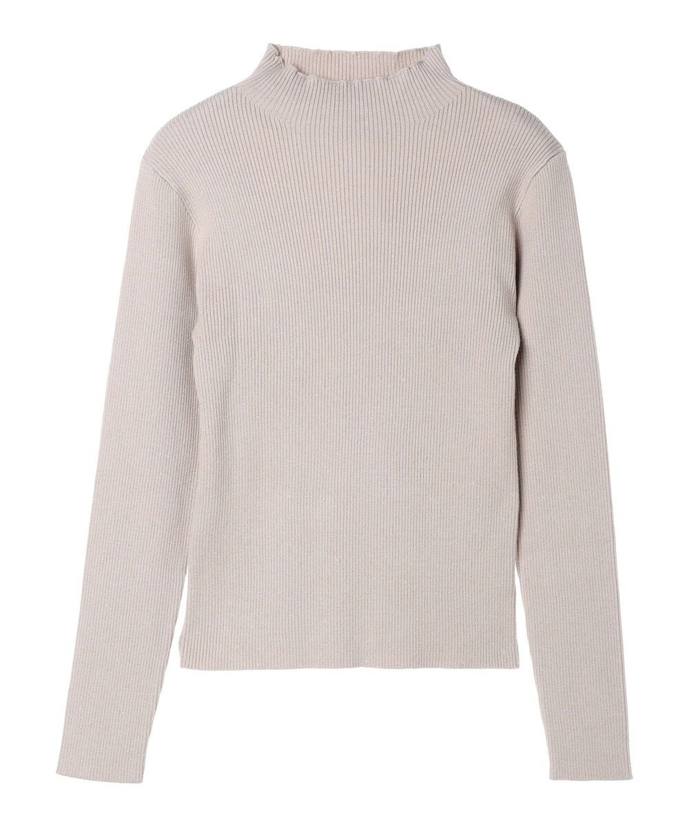 earth music&ecology ハイネックラメニットプルオーバー 