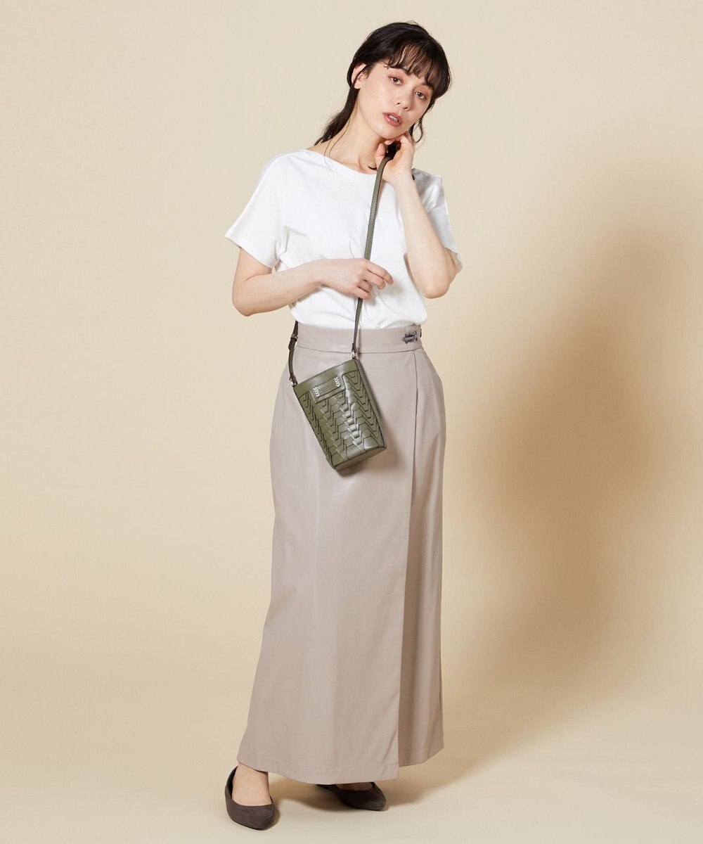LA BAGAGERIE 【veganview】v piece mesh mini shoulder bag 