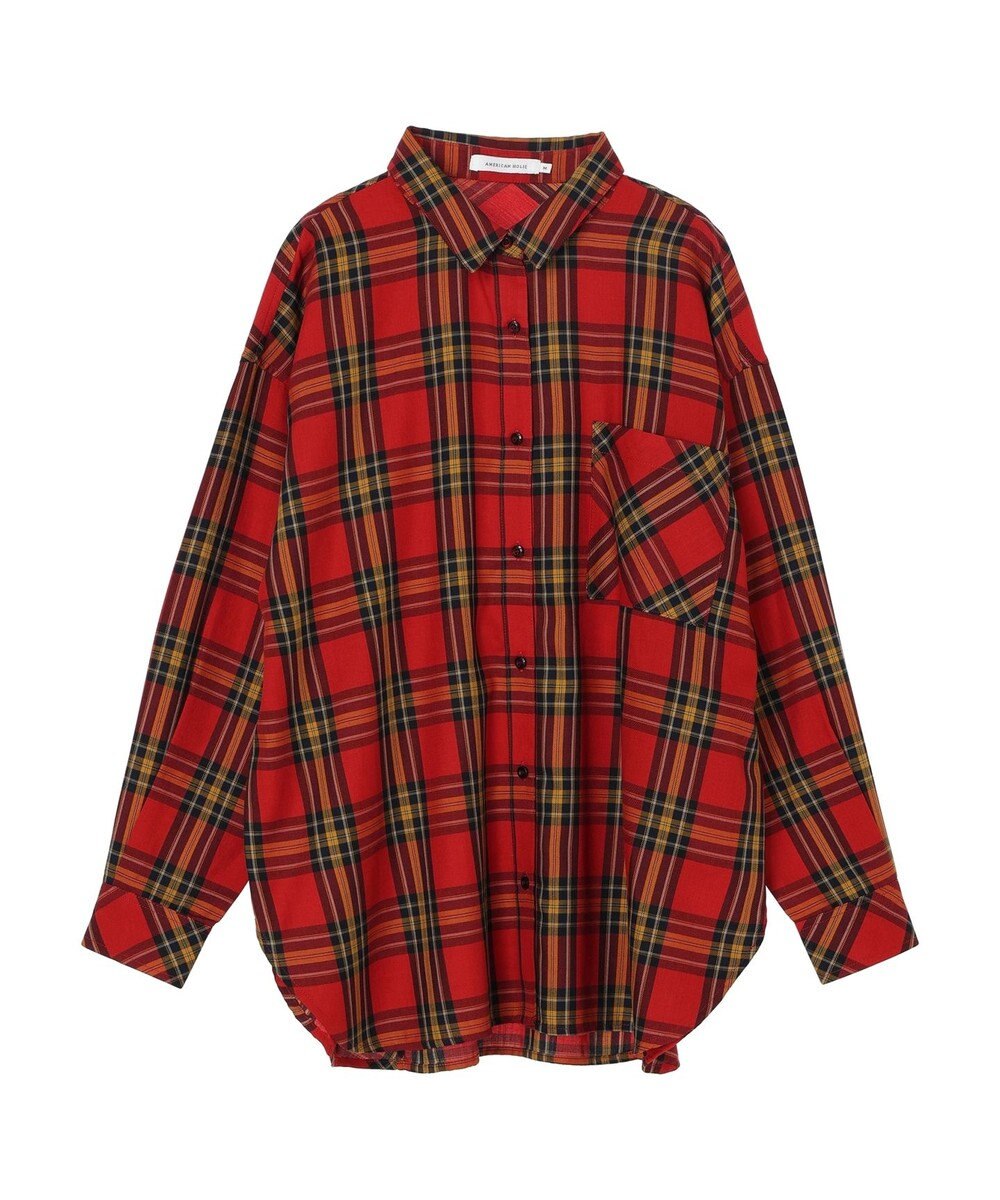 AMERICAN HOLIC イージーケアチェックシャツ 