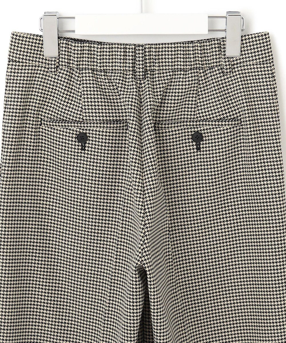 23区 L 【洗える】ガンクラブチェックストレッチ アンクル パンツ 