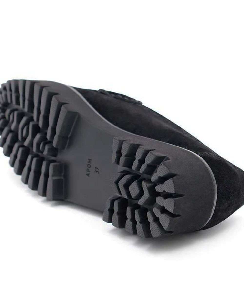 APOM 本革トラックソールホースビットローファー40 