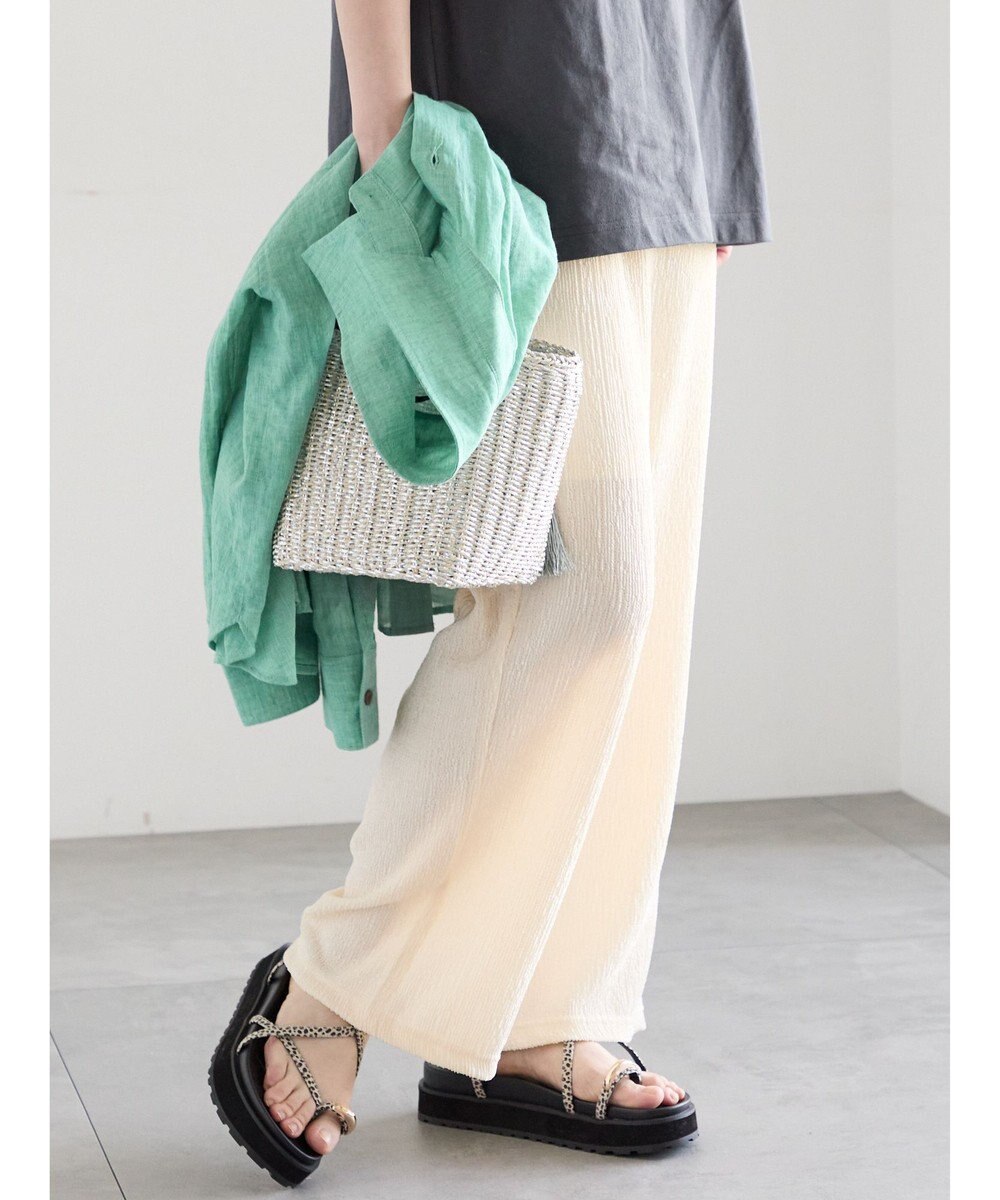 Te chichi カットクレープイージーパンツ《2026 SUMMER LOOK item》 
