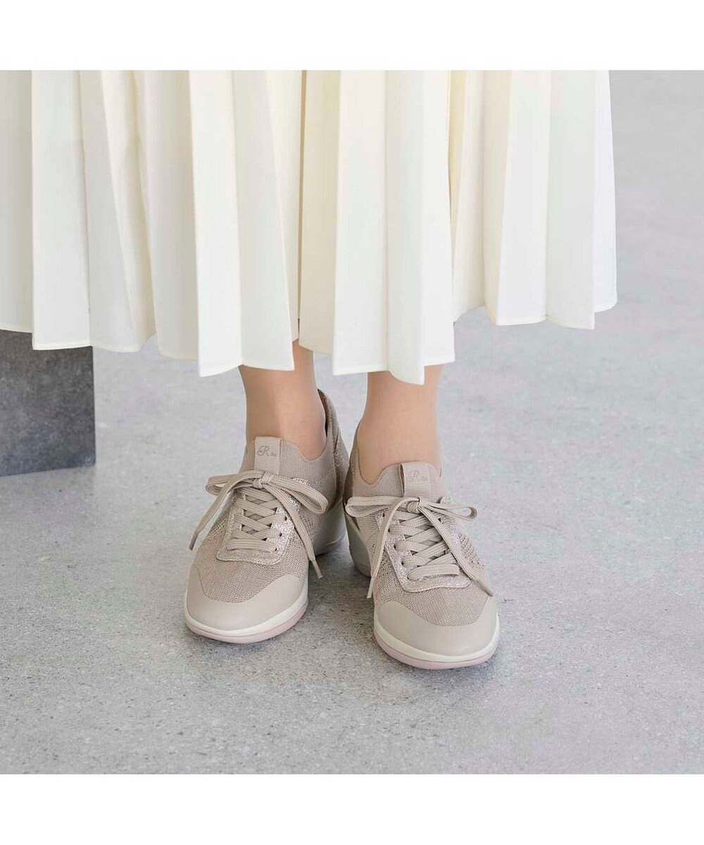 Riz raffinee <Riz raffinee>ヒールアップニットスニーカー 