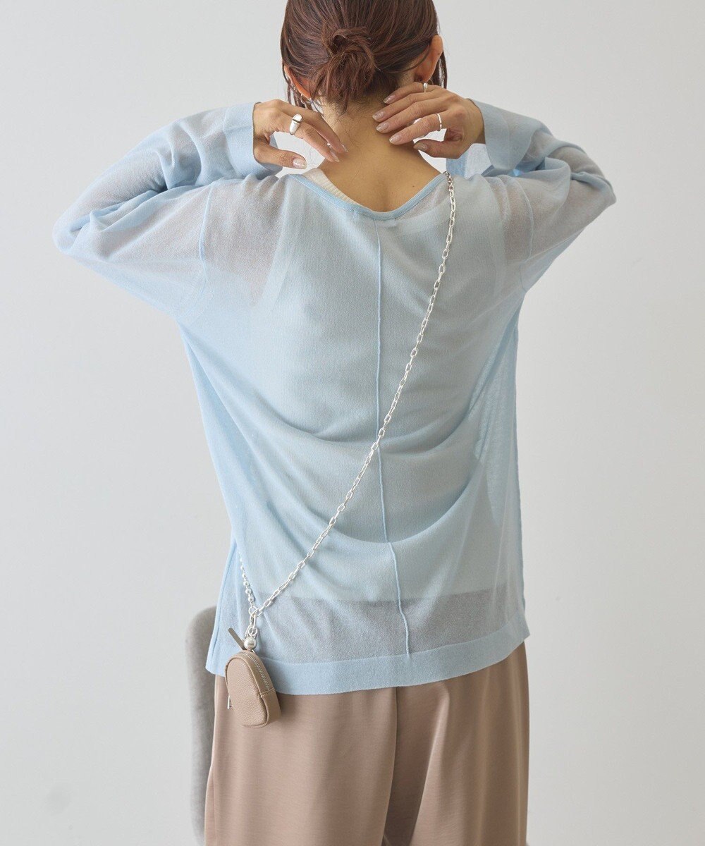 AMERICAN HOLIC シアーニットプルオーバー 