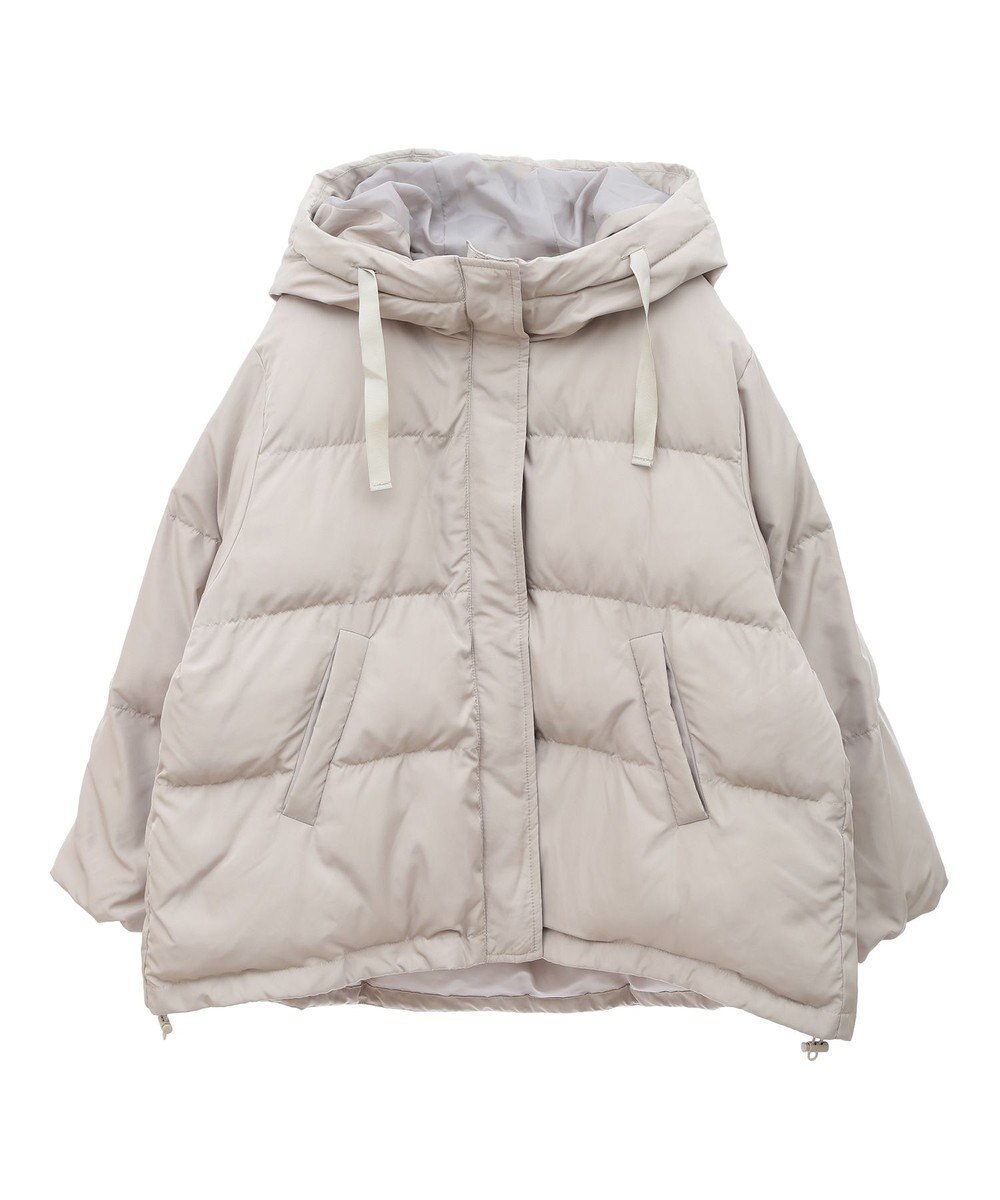 earth music&ecology フーディーパファーブルゾン 