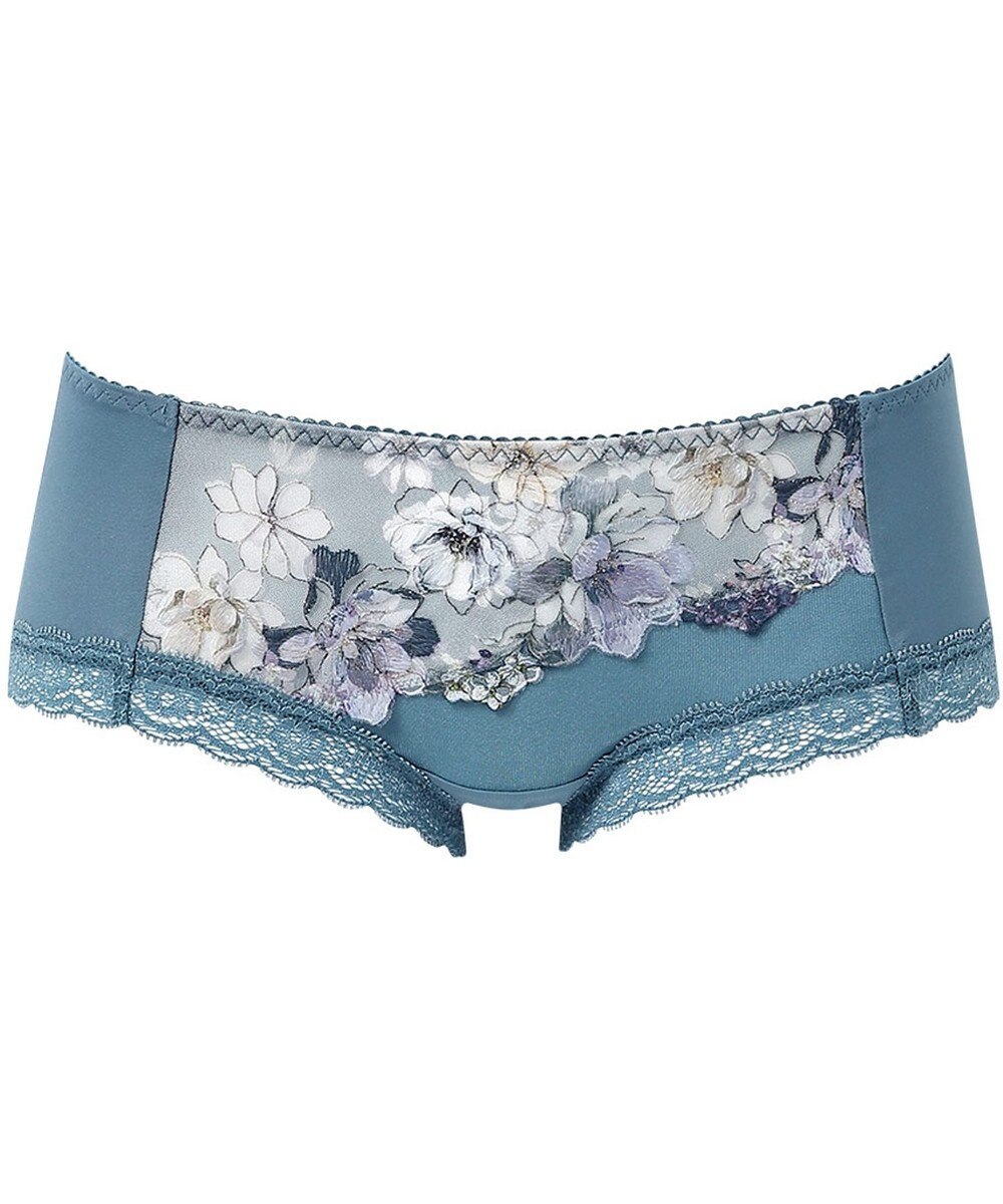 WACOAL ボーイレングス ショーツ 【リボンブラ 脇すっきり】 BXB443とペア はきこみ丈あさめ やわらかく伸びる(バック) レディース PXB643 /ワコール 