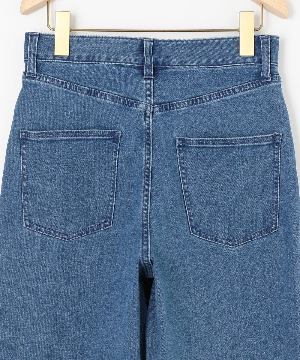 組曲 L ライトデニム セミワイドパンツ 