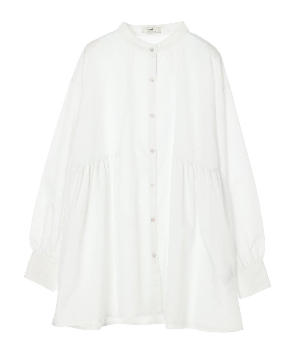 earth music&ecology サイドティアードチュニック 