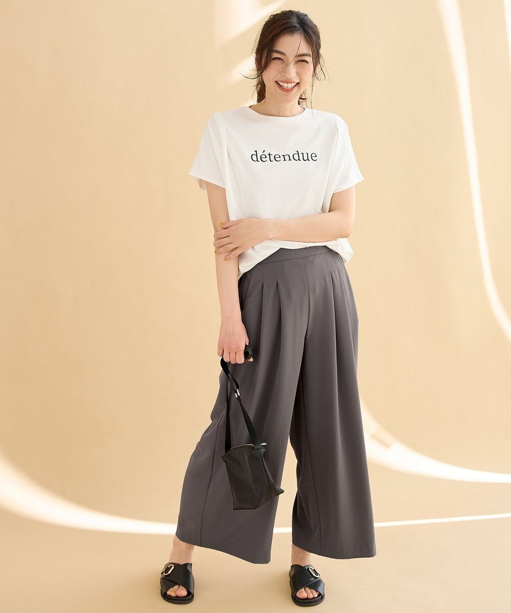 ANY L 【新色追加/吸水速乾/イージーケア/UVカット/接触冷感】さらさらDRYパンツ 