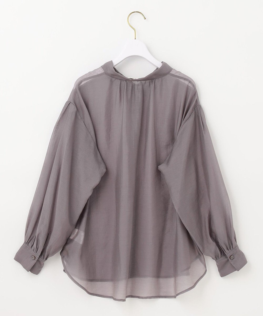 ANY SIS 【洗える】シアー シャツ 