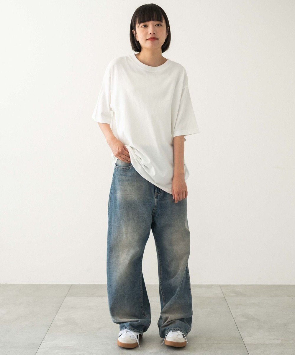 WEGO 【ユニセックス着用ITEM/MLサイズ展開/綿100%】リラックスフィットコットンT（SS） 