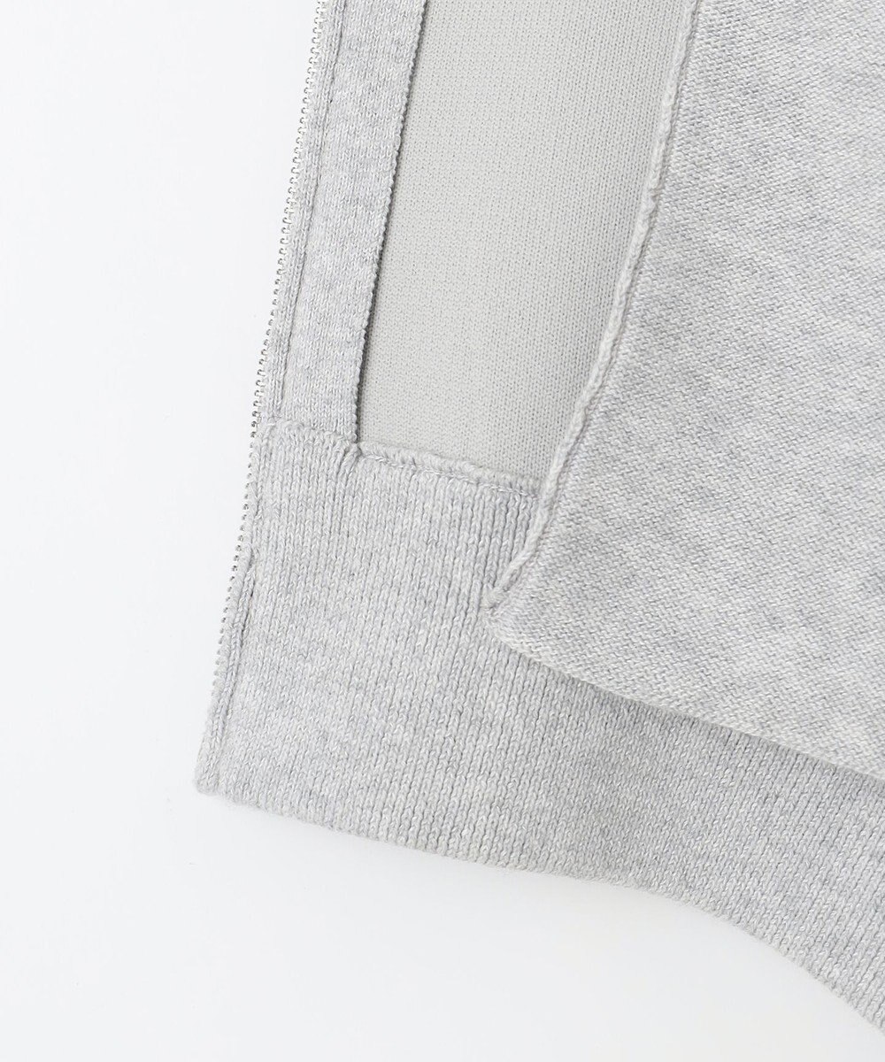 組曲 L スウェットライクニットブルゾン 