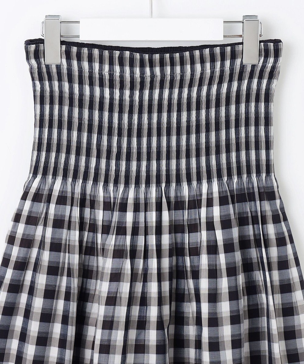 自由区 【WEB限定】キュプラジャカードリバーシブル スカート 