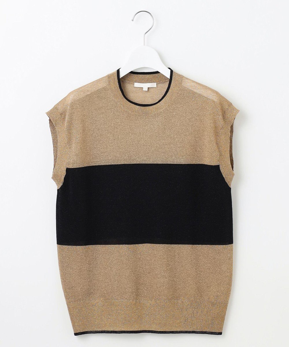 自由区 【カタログ掲載・アンサンブル対応・洗える】ラメシアープルオーバー ニット 